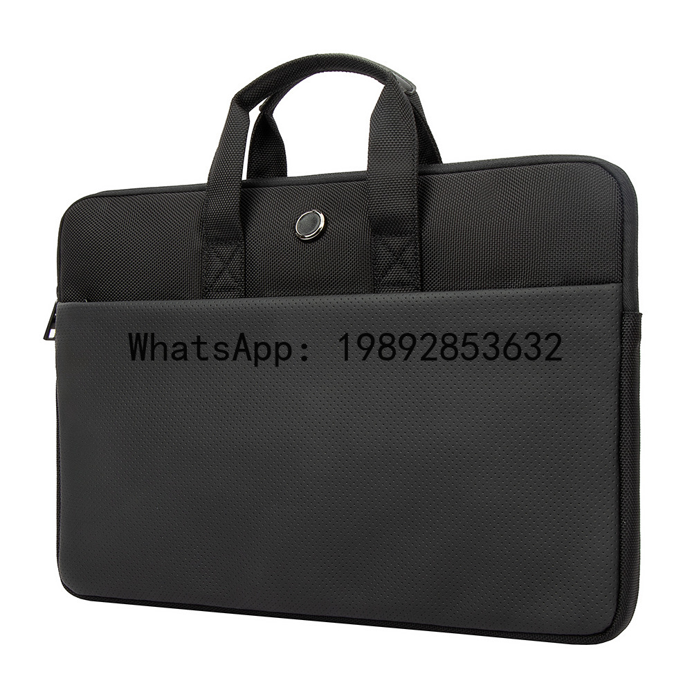 Leather Briefcase - PYJ notebooktas zakelijke waterdichte laptoptas lederen