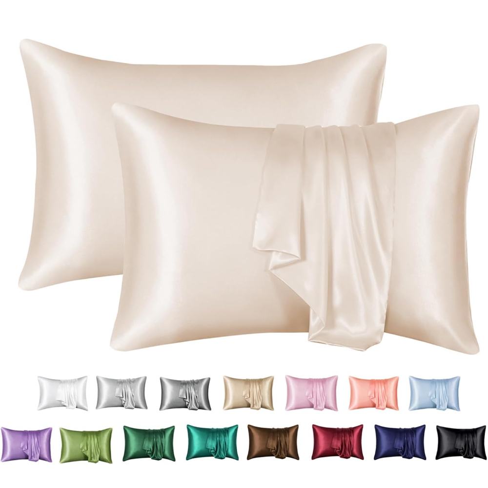 Silk Pillowcase - 2-pack satijnen kussensloop voor haar en