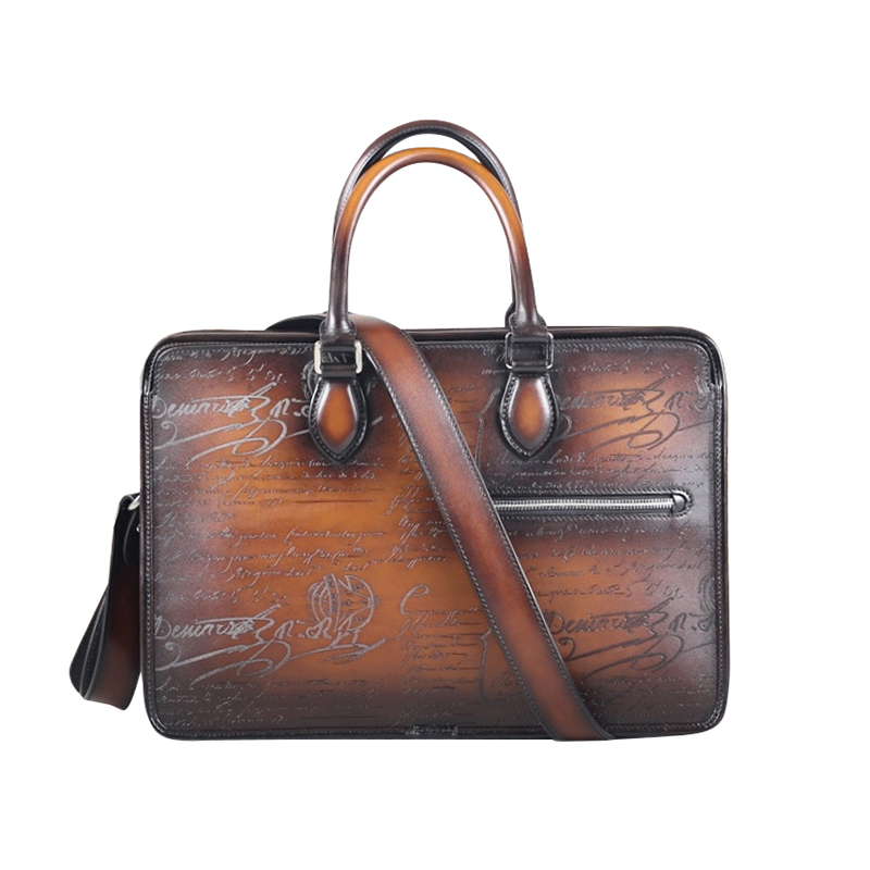 Leather Briefcase - DIMY 2025 heren nieuwe zakelijke aktetas