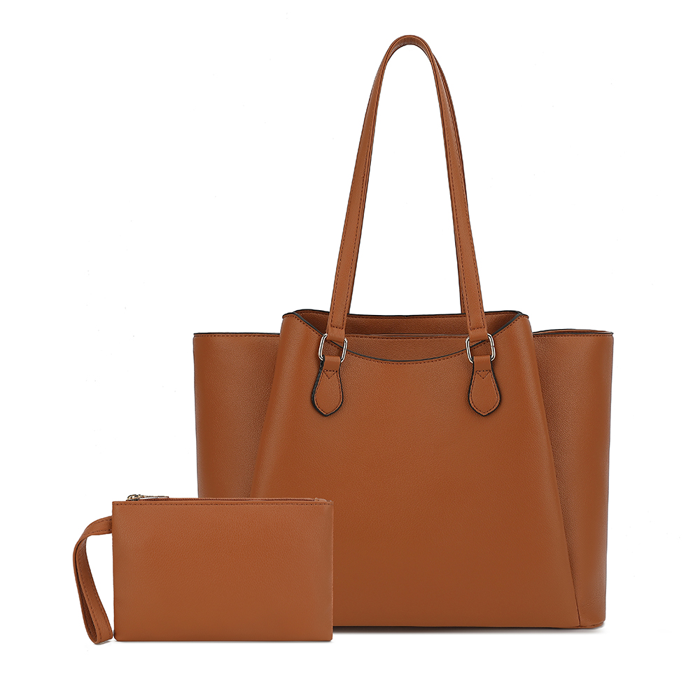 Leather Briefcase - Tote Bag voor dames, grote PU-leren