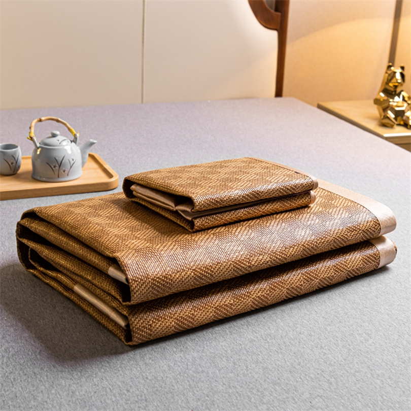 Silk Pillowcase - Koelmat Bamboe Zomermat en kussensloop Naakte