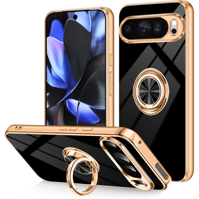 Gold Plated Jewelry - Mode Slanke Zachte TPU Vergulde Telefoon