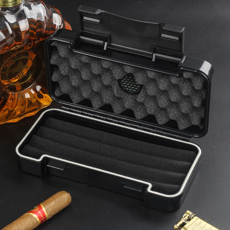 Premium Cigar Case - Cigaar Plastic Reishumidor Koffer - Waterdicht,