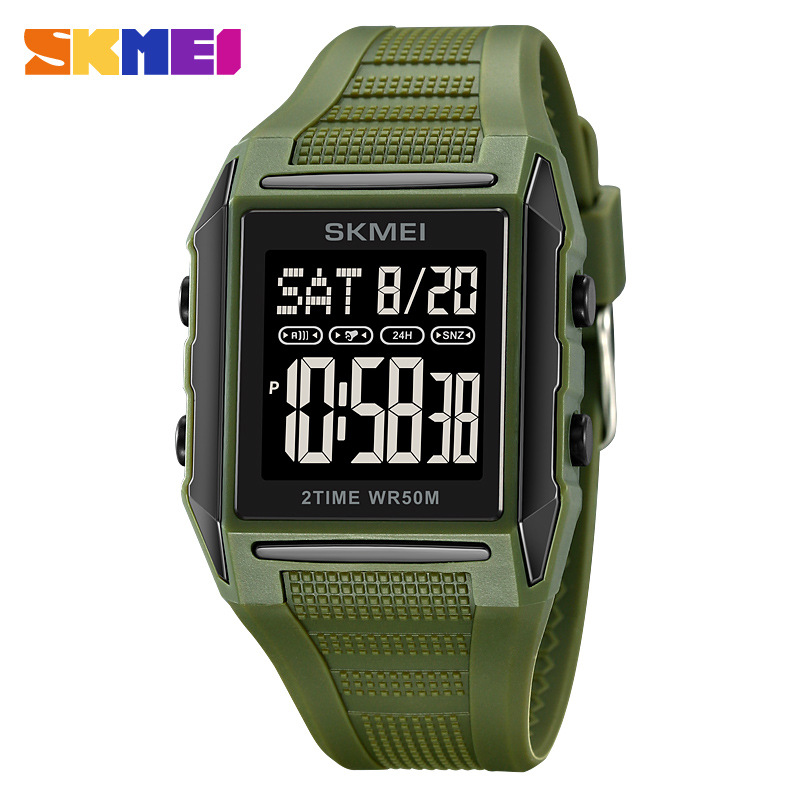 Luxury Watch Men - 2257 Luxe militaire kalender countdown waterdichte