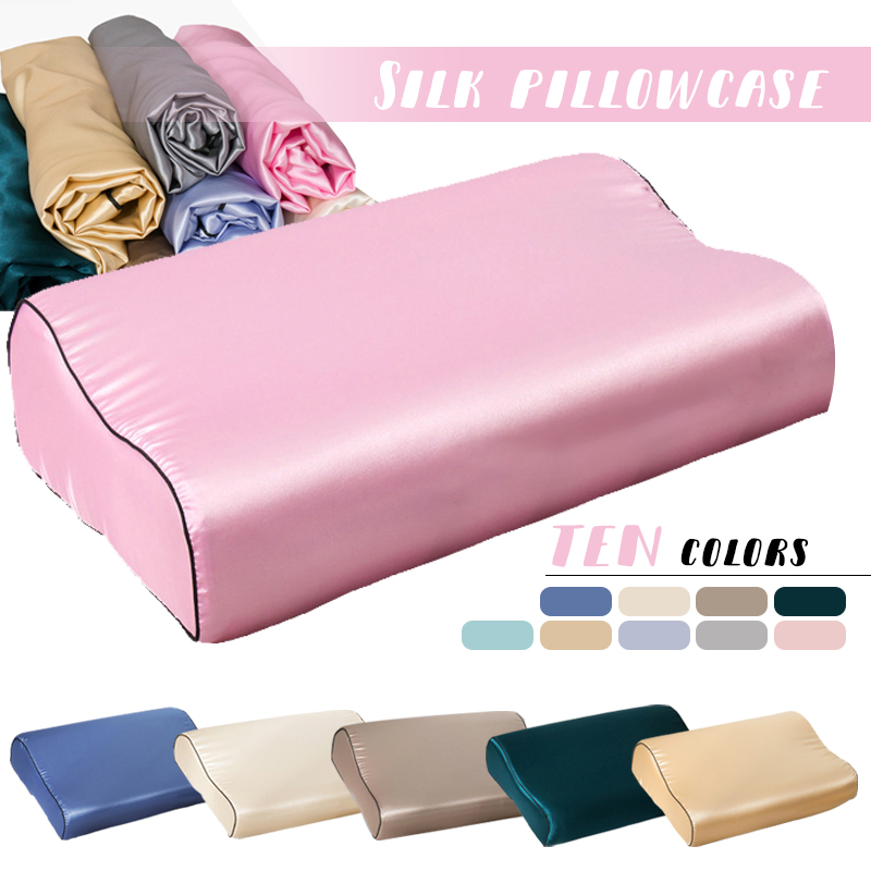 Silk Pillowcase - Imitatiezijde satijnen latex kussensloop voor haar