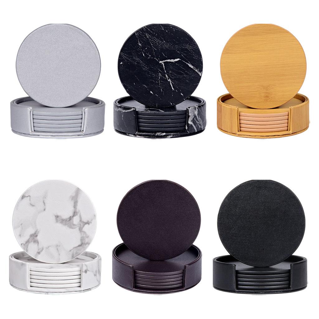 Ronde marmeren onderzetters me - Marble Coaster Set recensie en prijs