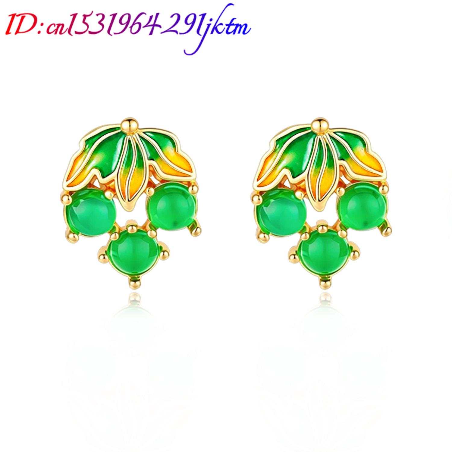 Birmese Jadeïet Druiven Oorbel - Gold Plated Jewelry recensie en prijs