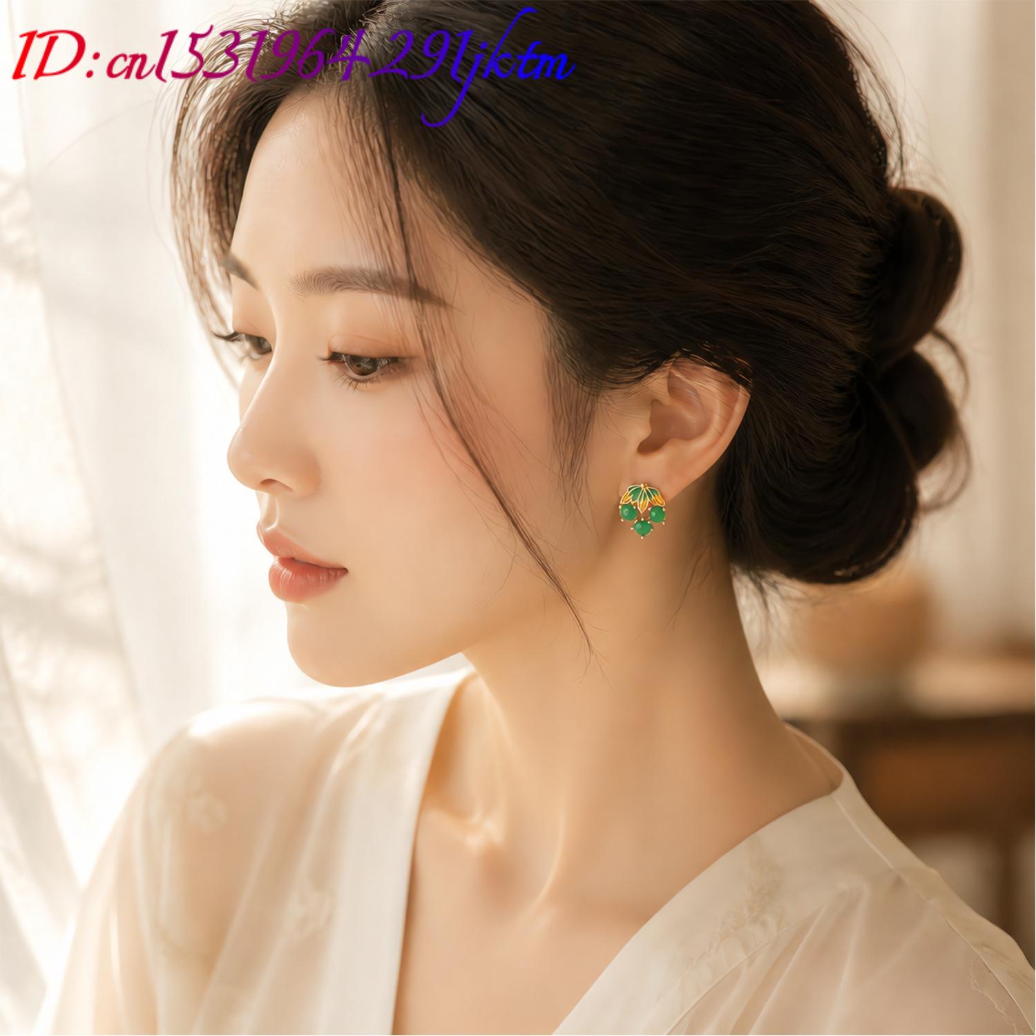 Birmese Jadeïet Druiven Oorbel - Gold Plated Jewelry recensie en prijs