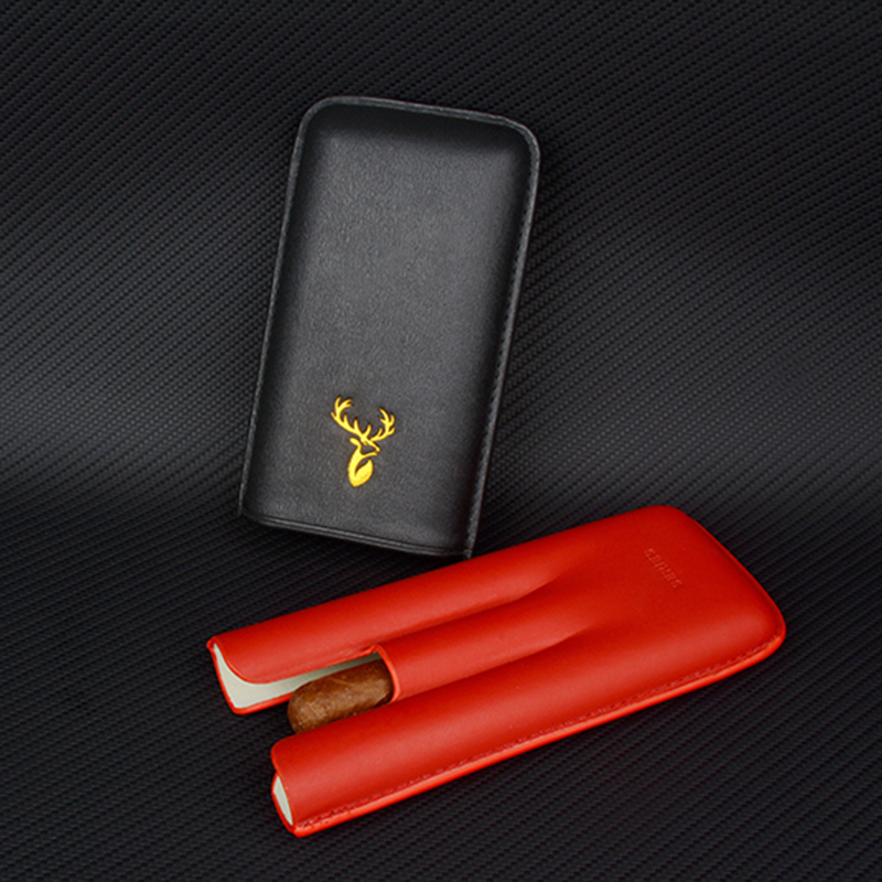 54 Ring Lederen Sigaar Case Zw - Premium Cigar Case recensie en prijs