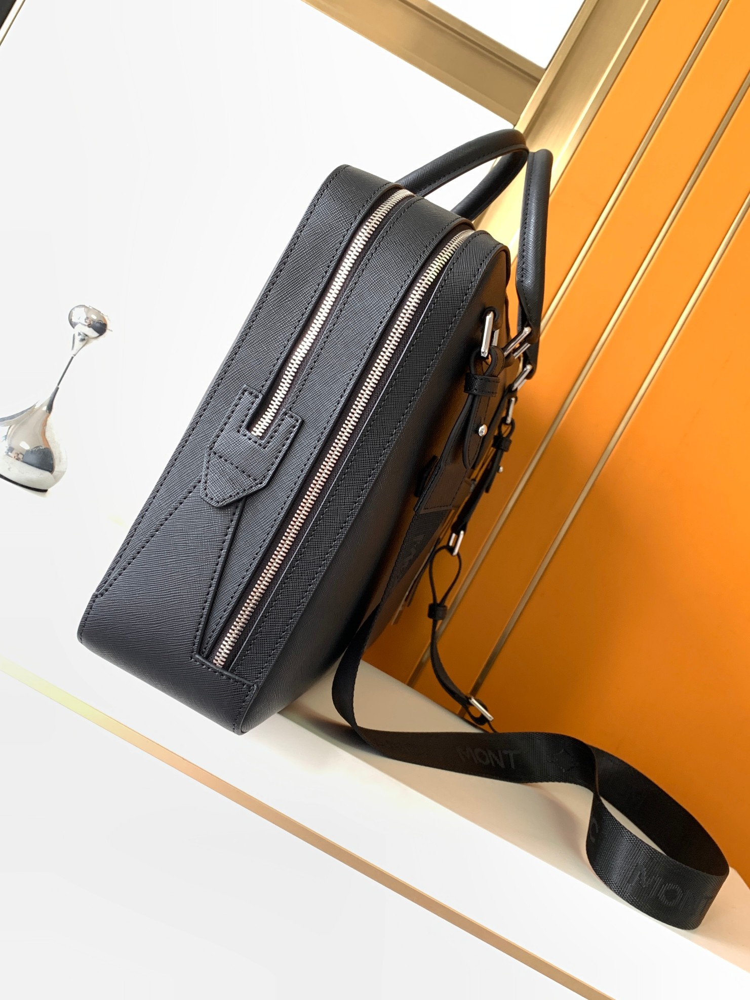 Luxe Herentas met handvat, Pre - Leather Briefcase recensie en prijs