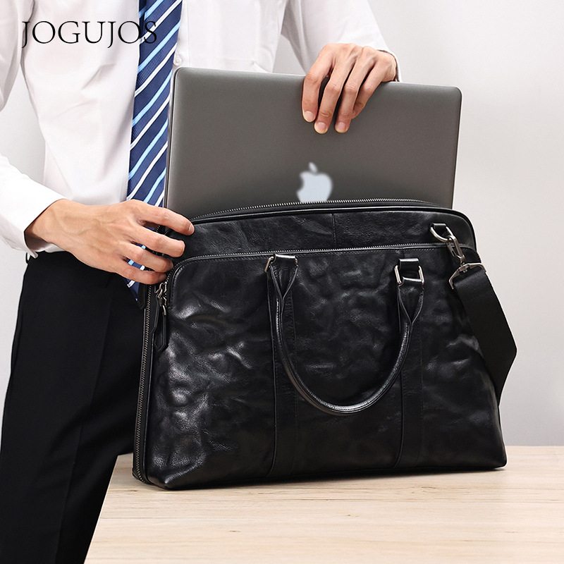 2025 Nieuwe Lederen Heren Hand - Leather Briefcase recensie en prijs