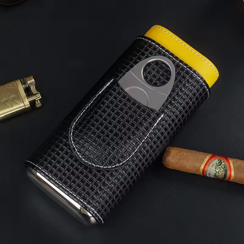 Draagbare lederen sigaren humi - Premium Cigar Case recensie en prijs
