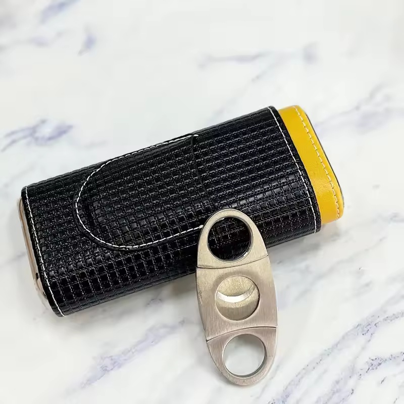Draagbare lederen sigaren humi - Premium Cigar Case recensie en prijs