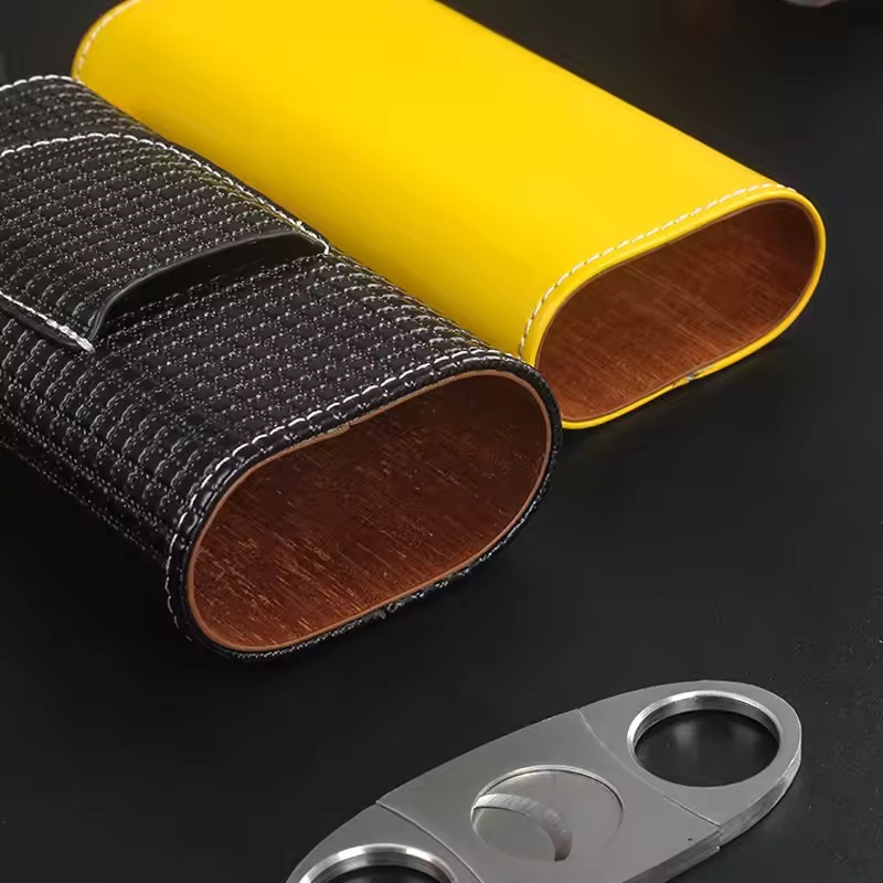 Draagbare lederen sigaren humi - Premium Cigar Case recensie en prijs