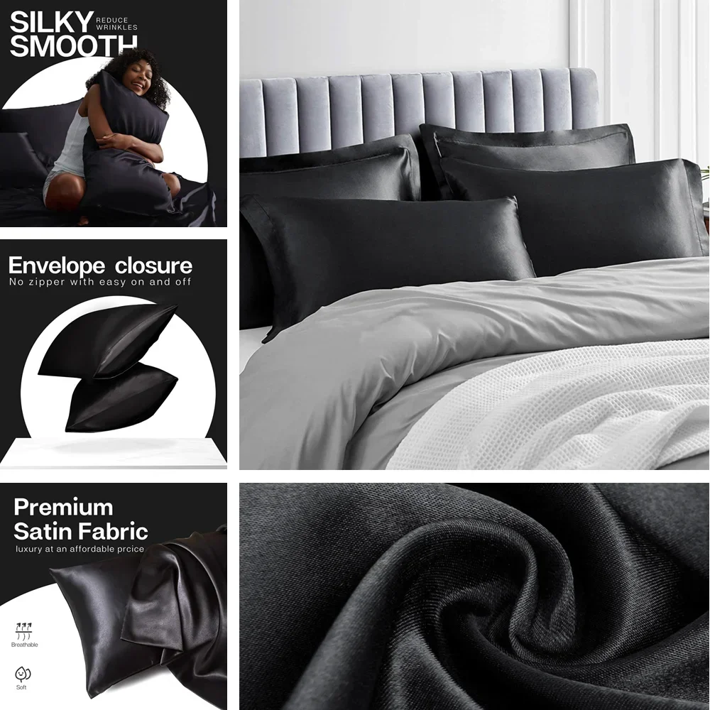 2-pack satijnen kussensloop vo - Silk Pillowcase recensie en prijs