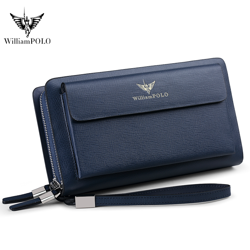 WILLIAMPOLO Luxe lederen clutc - Leather Wallet Men recensie en prijs