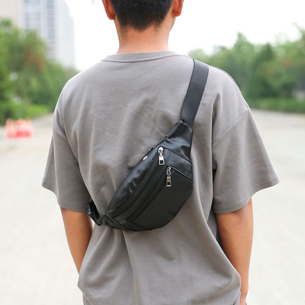 Multifunctionele crossbody-por - Leather Wallet Men recensie en prijs