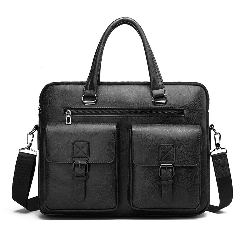 Luxe Merk Man Business Aktetas - Leather Briefcase recensie en prijs