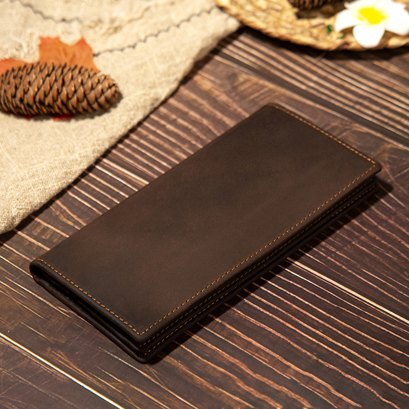 Heren portemonnee van echt lee - Leather Wallet Men recensie en prijs