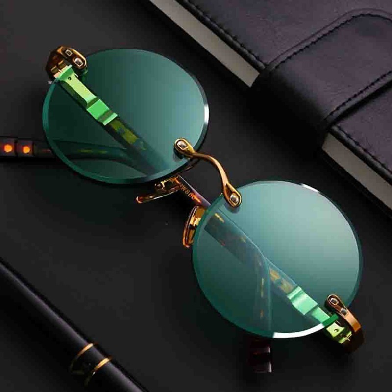 Modeklassieke randloze zonnebr - Designer Sunglasses recensie en prijs