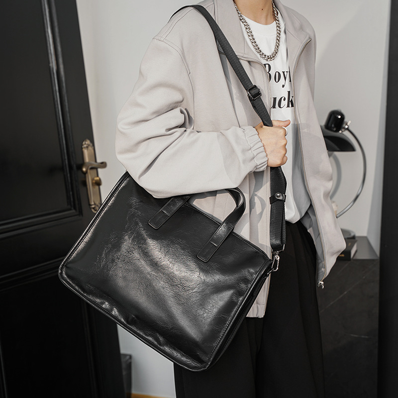Casual zakelijke herenhandtas  - Leather Briefcase recensie en prijs