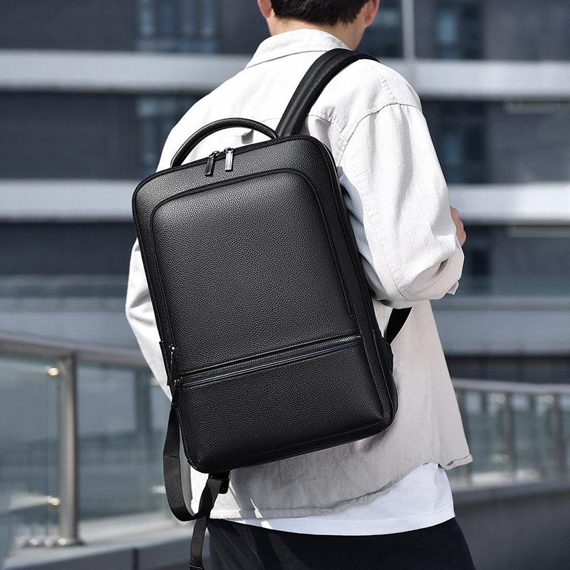 Pu Lederen Heren Rugzak Usb Op - Leather Briefcase recensie en prijs