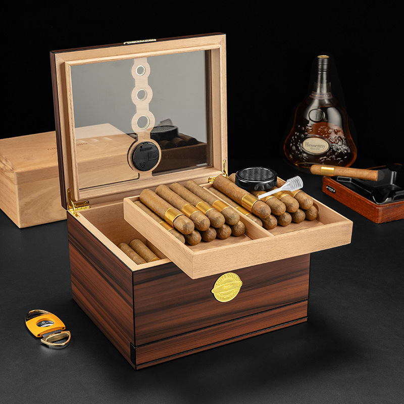 Luxe houten sigaren humidor do - Luxury Gift Set recensie en prijs