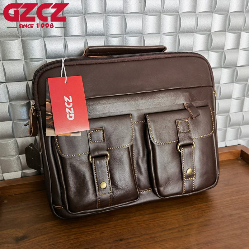 GZCZ Herenhandtas Vrije tijd Z - Leather Briefcase recensie en prijs