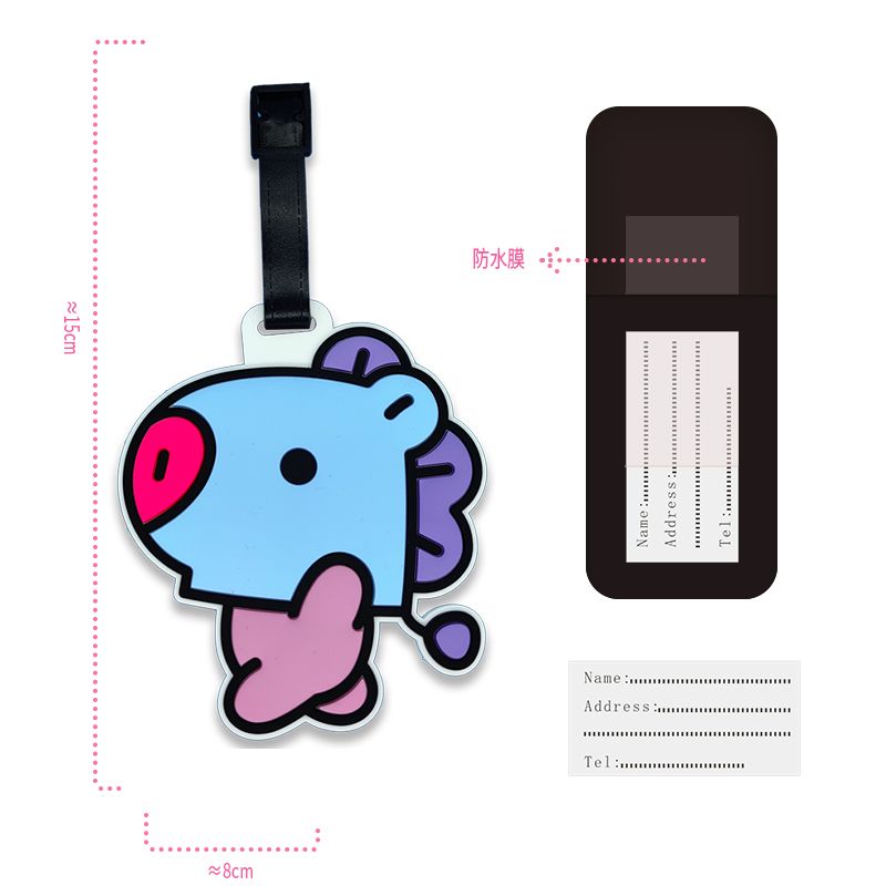 BT21 cartoon schattige sleutel - Travel Luggage Set recensie en prijs