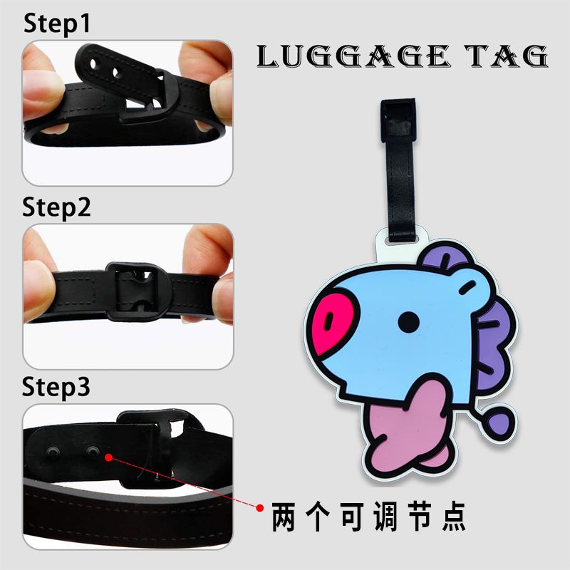 BT21 cartoon schattige sleutel - Travel Luggage Set recensie en prijs