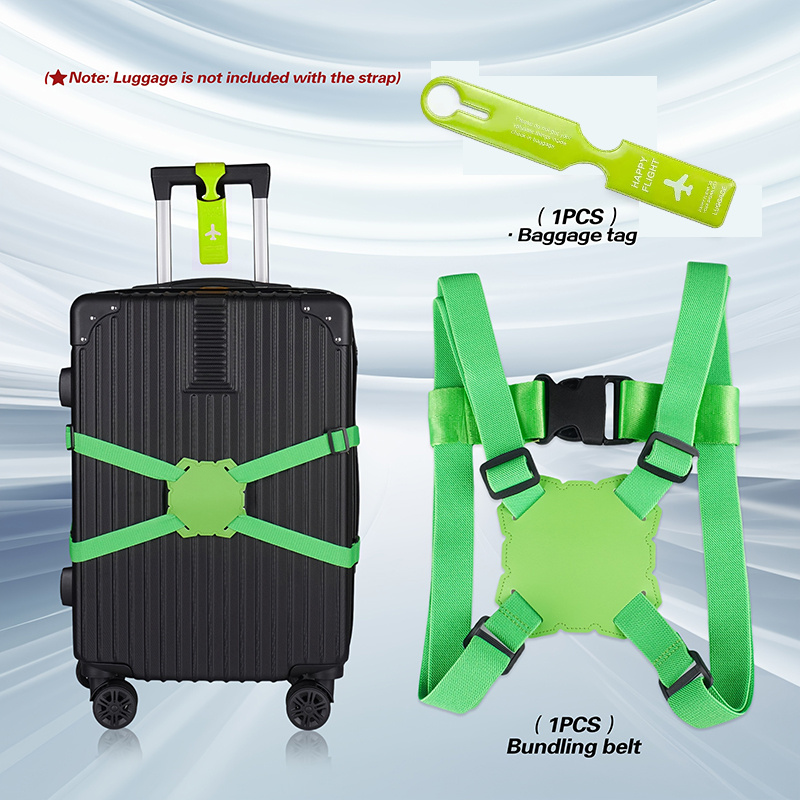 2-delige set bagageriemen + ba - Travel Luggage Set recensie en prijs