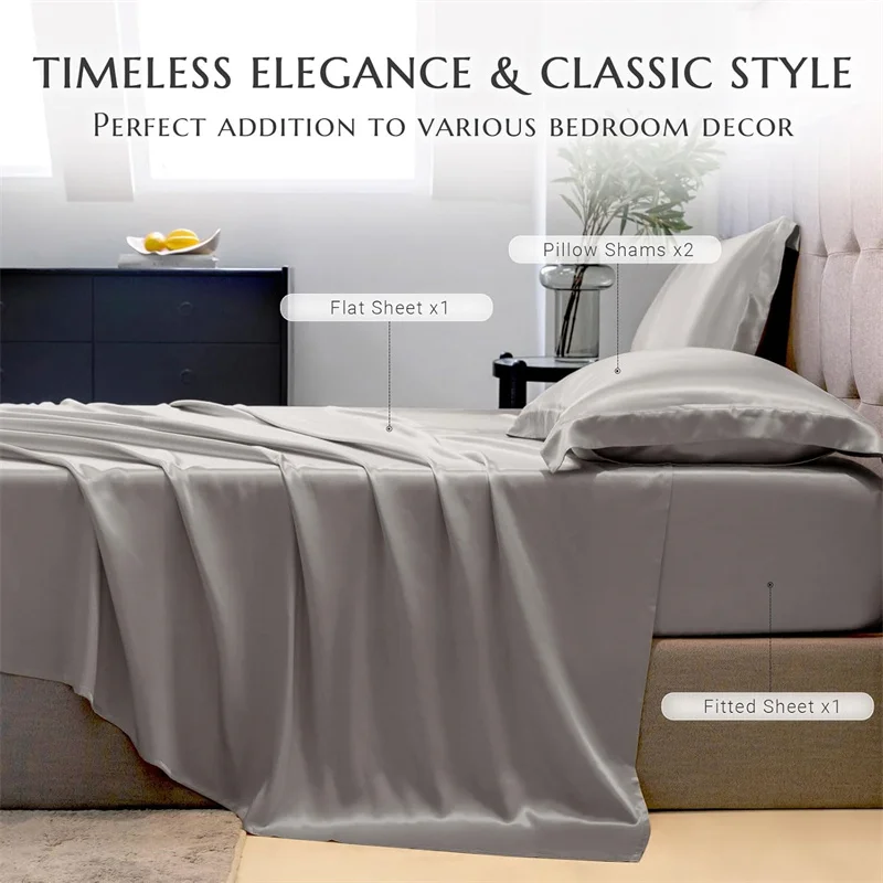 100% moerbeizijde 4/6-delige b - Silk Pillowcase recensie en prijs