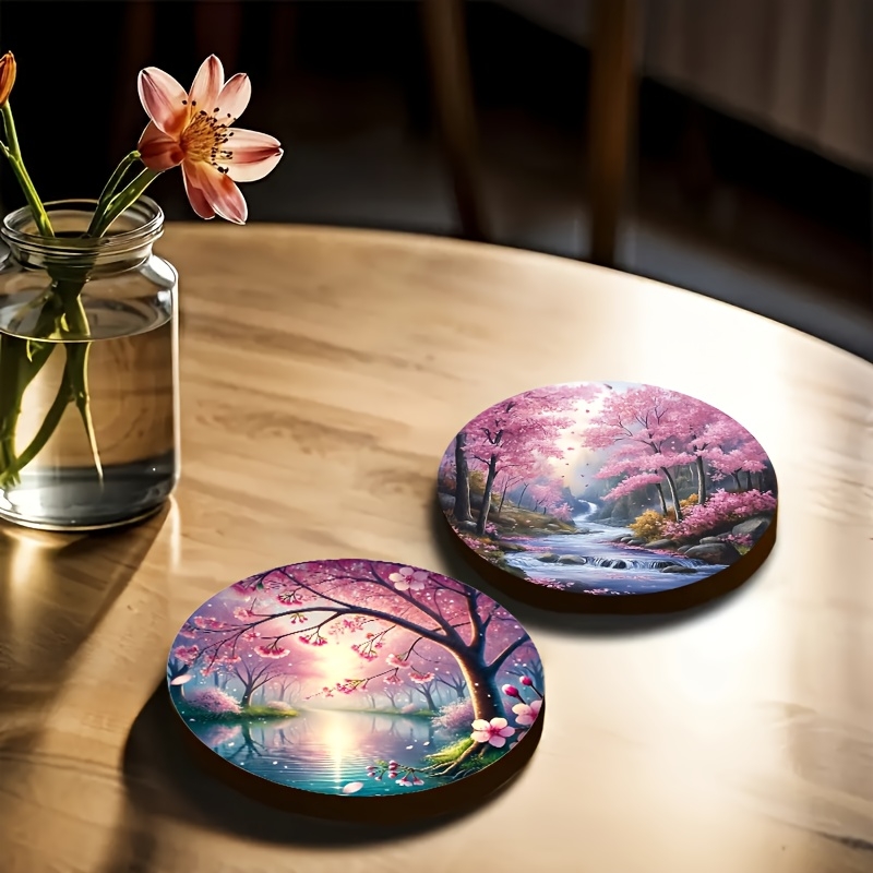 4/6 Stuks Houten Onderzetters  - Marble Coaster Set recensie en prijs