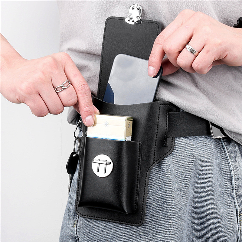 Herenriem Telefoonhoesje met r - Leather Wallet Men recensie en prijs