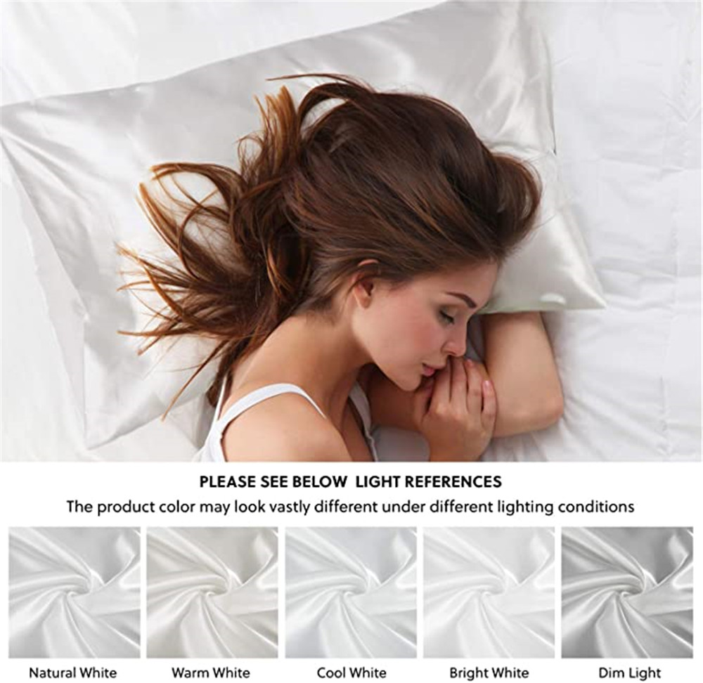 2 stks/partij Effen Zijdeachti - Silk Pillowcase recensie en prijs