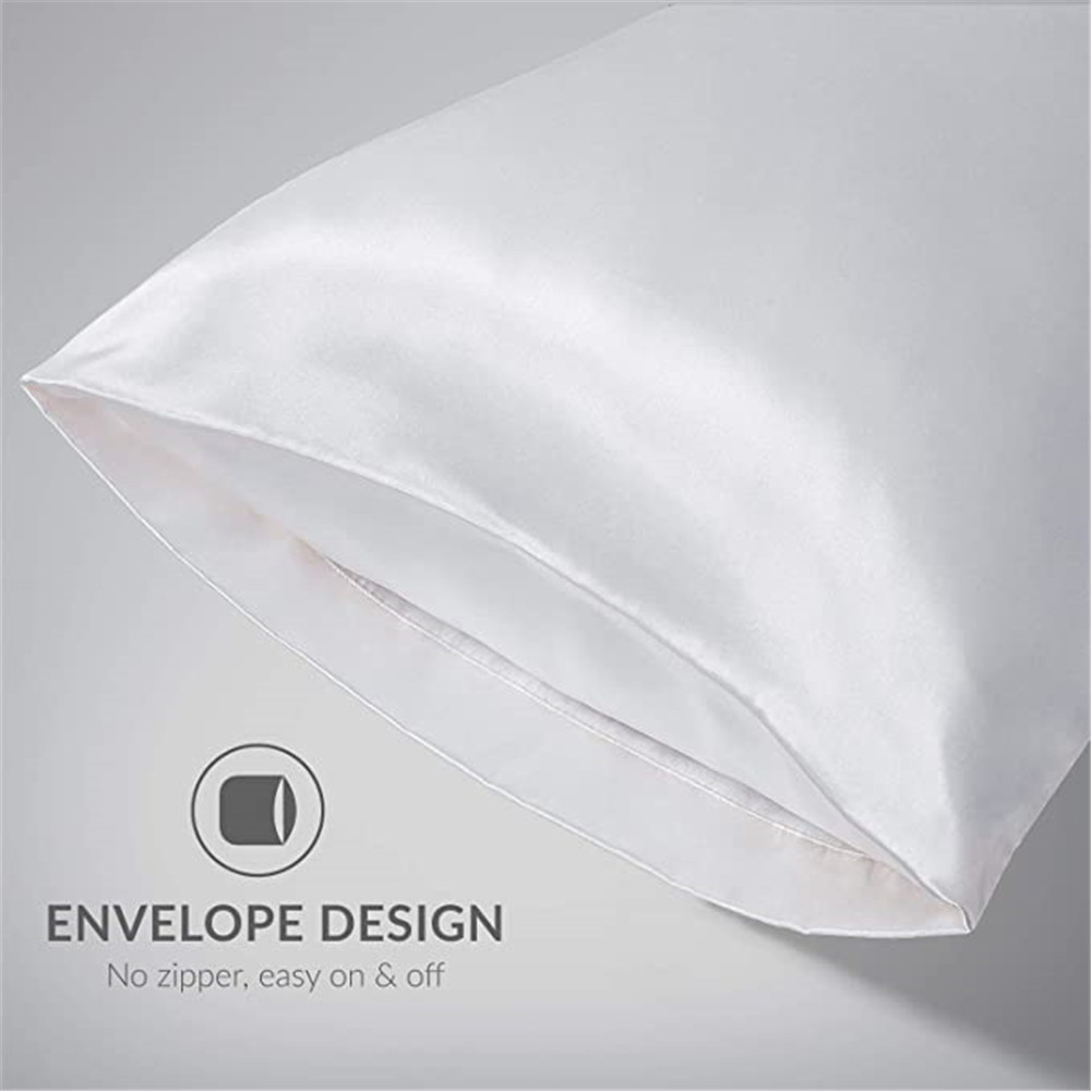 2 stks/partij Effen Zijdeachti - Silk Pillowcase recensie en prijs