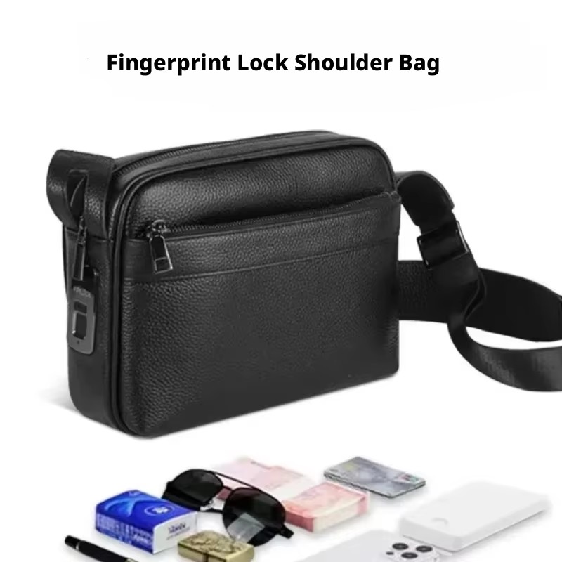 Herentassen met vingerafdruksl - Leather Wallet Men recensie en prijs