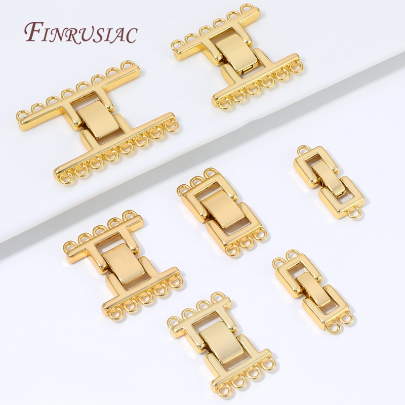 18K vergulde multi-strengs slu - Gold Plated Jewelry recensie en prijs