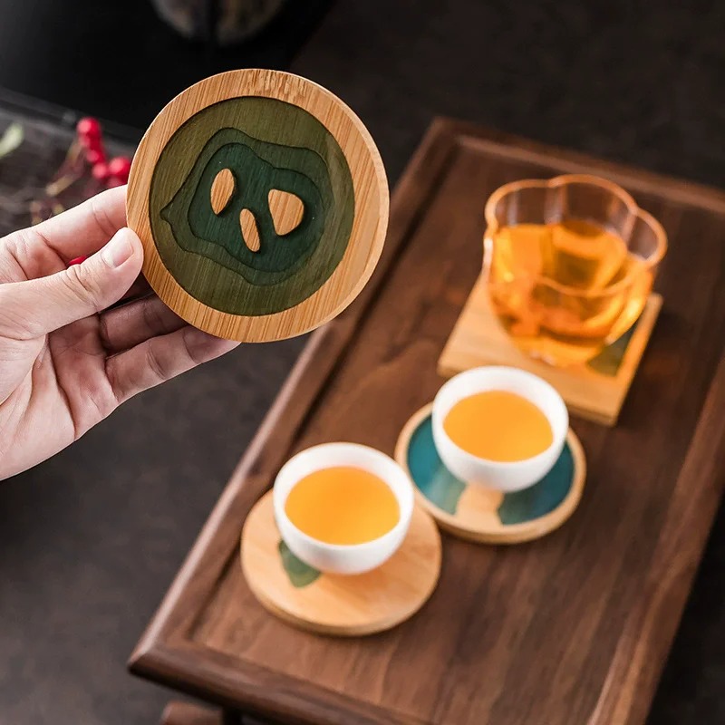 Creatieve Bamboe Hars Creatiev - Marble Coaster Set recensie en prijs