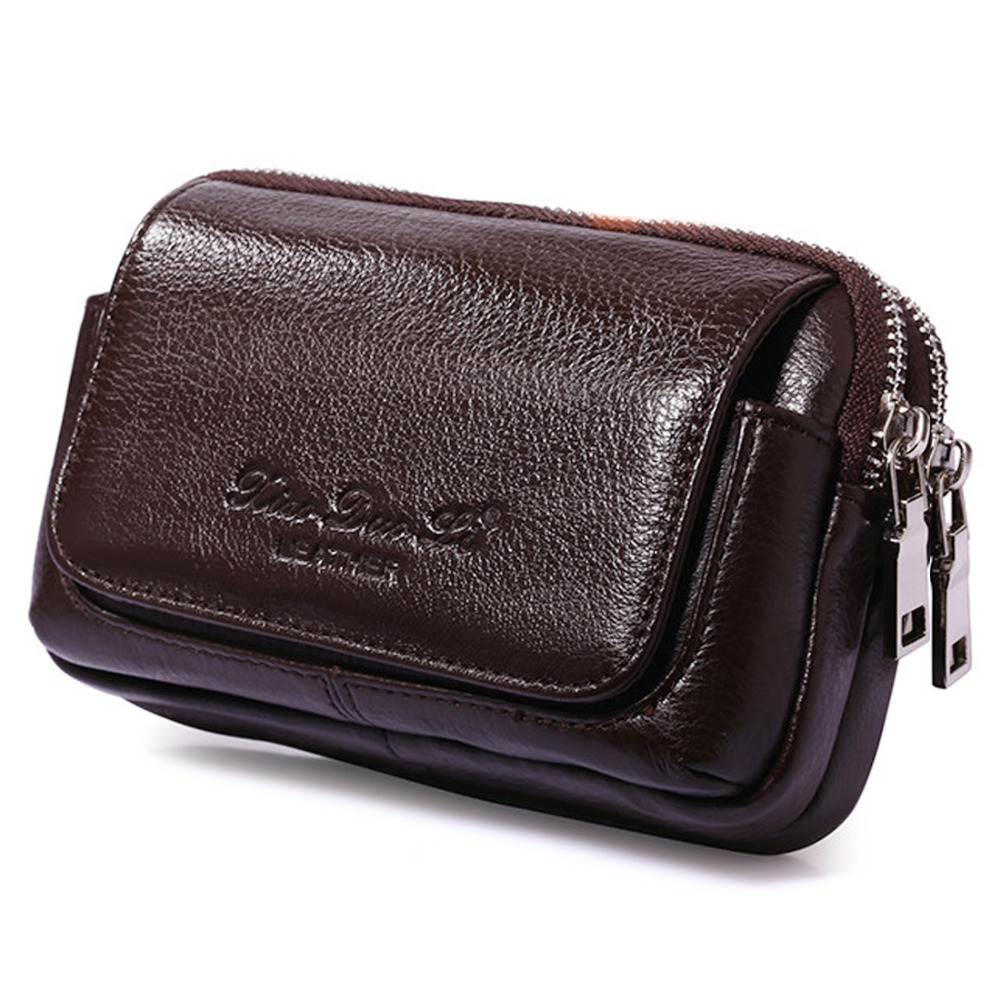 Mannen Echt Leer Taille Fanny  - Leather Wallet Men recensie en prijs