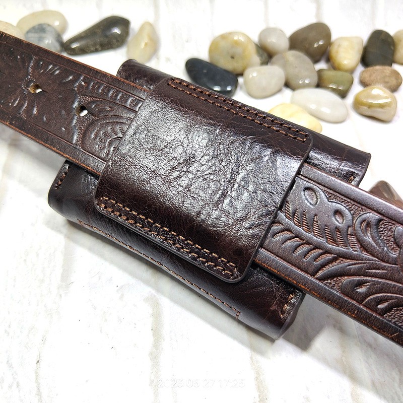 Blongk Mini Heuptas Dunne Riem - Leather Wallet Men recensie en prijs