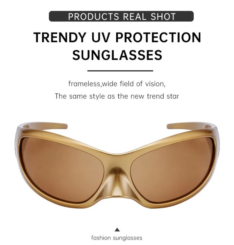 Nieuwe Y2K Punk Zonnebril Vrou - Designer Sunglasses recensie en prijs