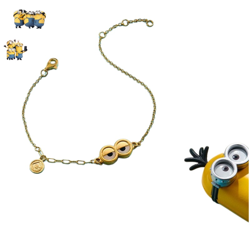 Minions Series gouden armband  - Gold Plated Jewelry recensie en prijs