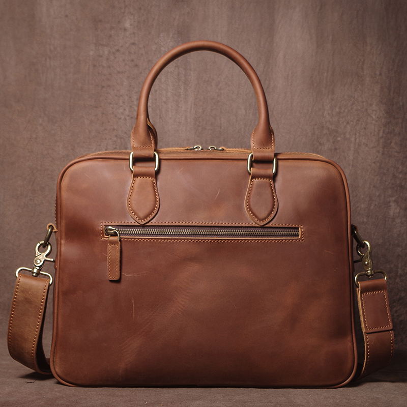 GURO Mannen Crazy Horse Koeien - Leather Briefcase recensie en prijs