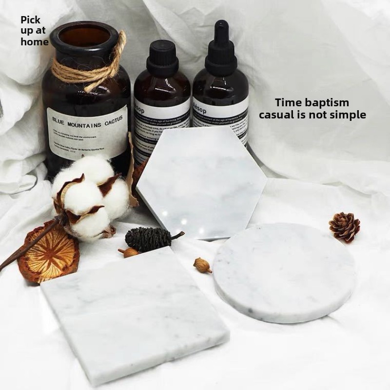 Natuurlijke marmeren onderzett - Marble Coaster Set recensie en prijs