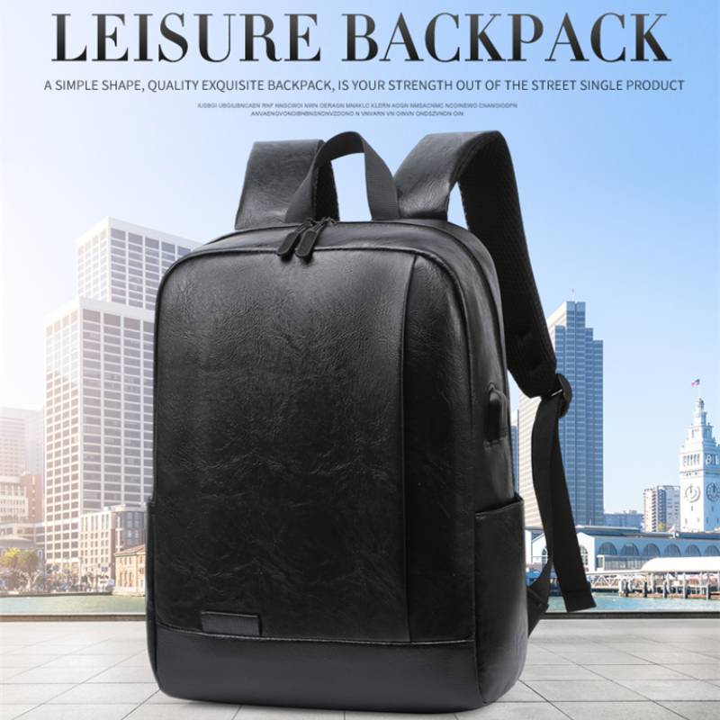 Heren modieuze rugzak PU leder - Leather Briefcase recensie en prijs