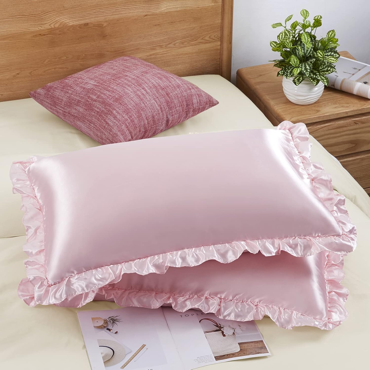 2 stuks satijnen kussenslopen  - Silk Pillowcase recensie en prijs