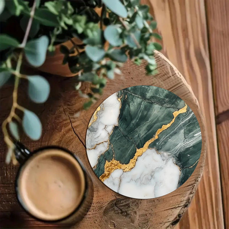 4 stuks marmeren onderzetters  - Marble Coaster Set recensie en prijs