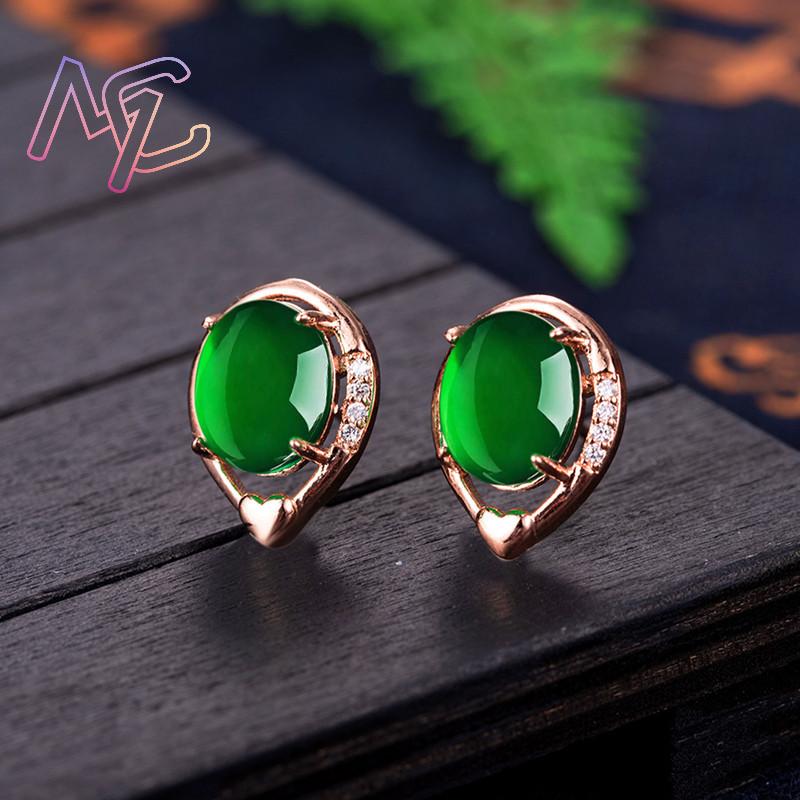 Natuurlijke Jade Bloem Oorbell - Gold Plated Jewelry recensie en prijs